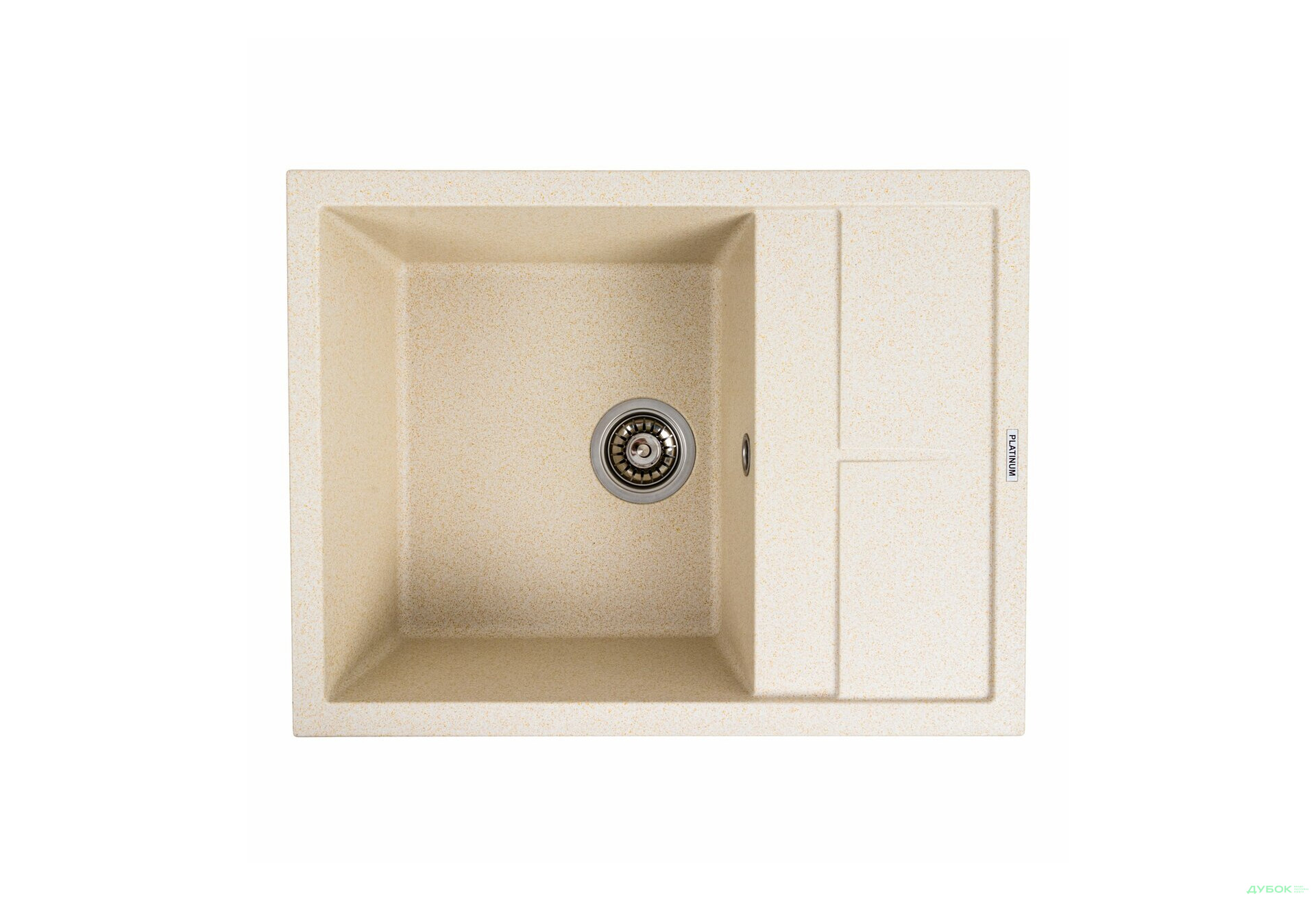 Зображення 11 - Гранітна мийка для кухні Platinum 6550 Lotos матова Platinum