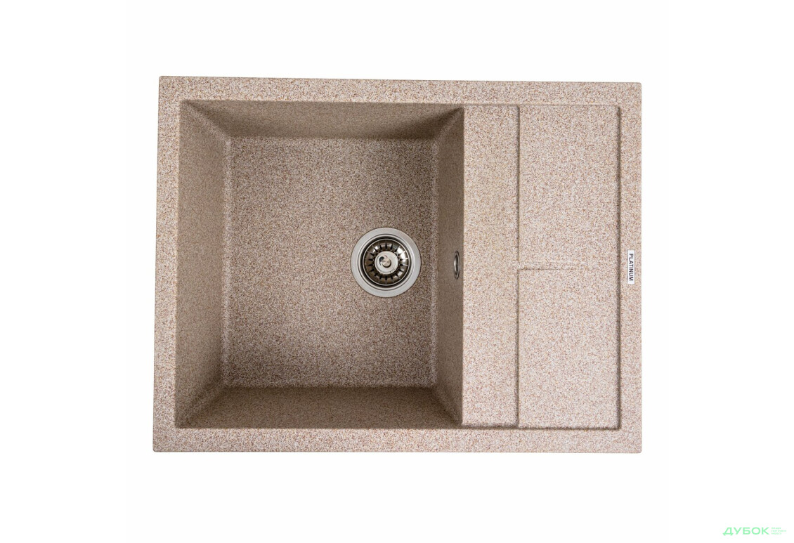 Зображення 12 - Гранітна мийка для кухні Platinum 6550 Lotos матова Platinum