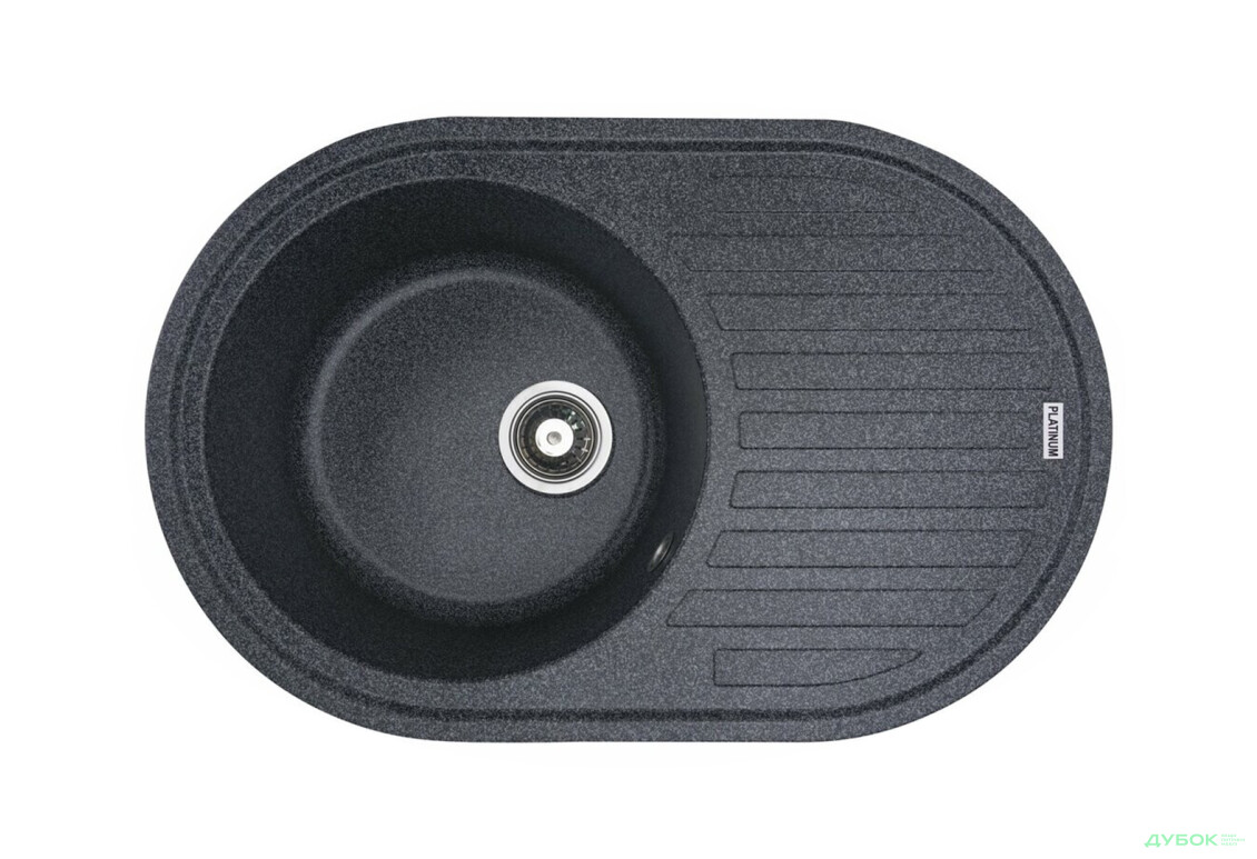 Гранітна мийка для кухні Platinum 7750 Lira матова Platinum