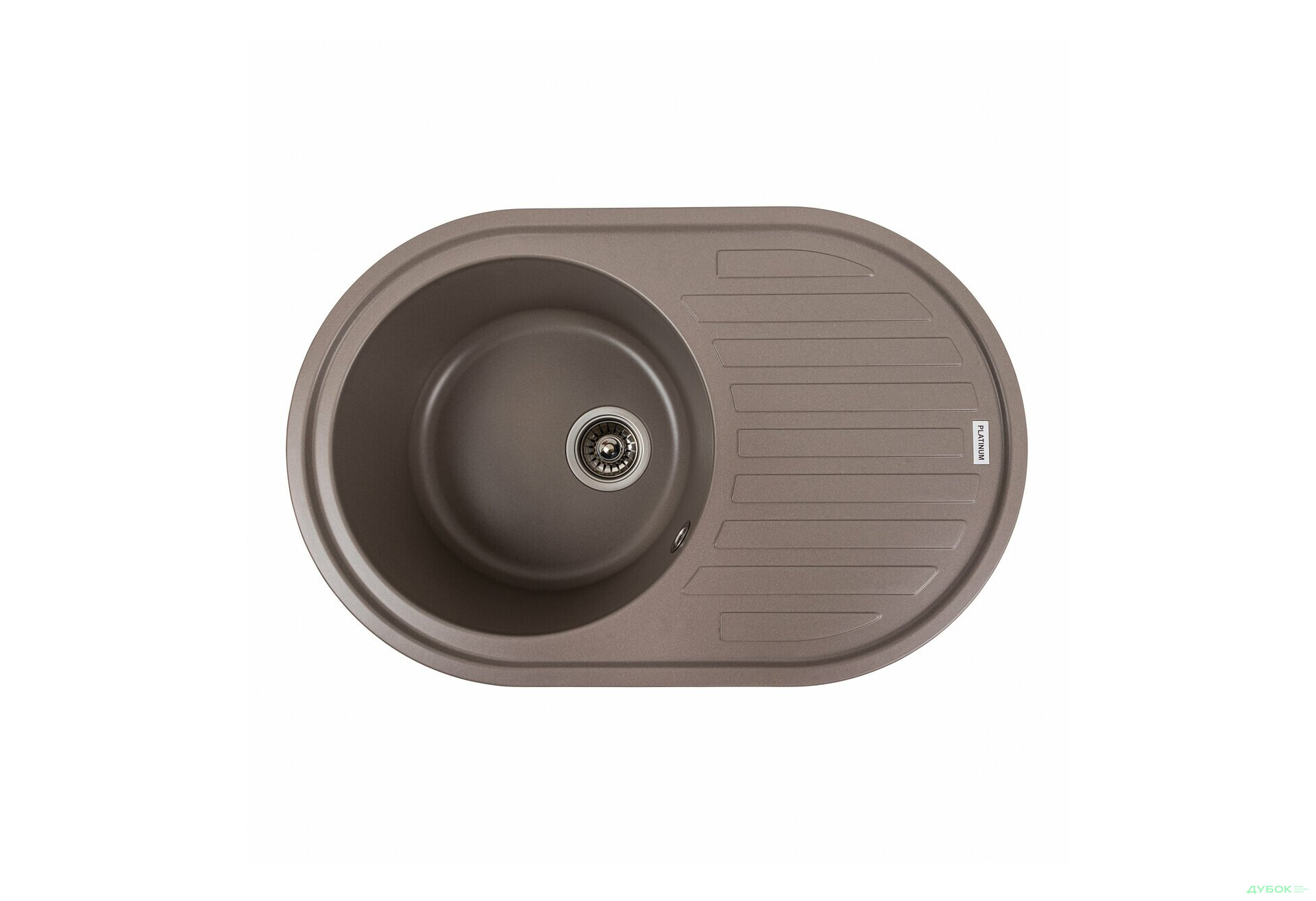 Зображення 9 - Гранітна мийка для кухні Platinum 7750 Lira матова Platinum