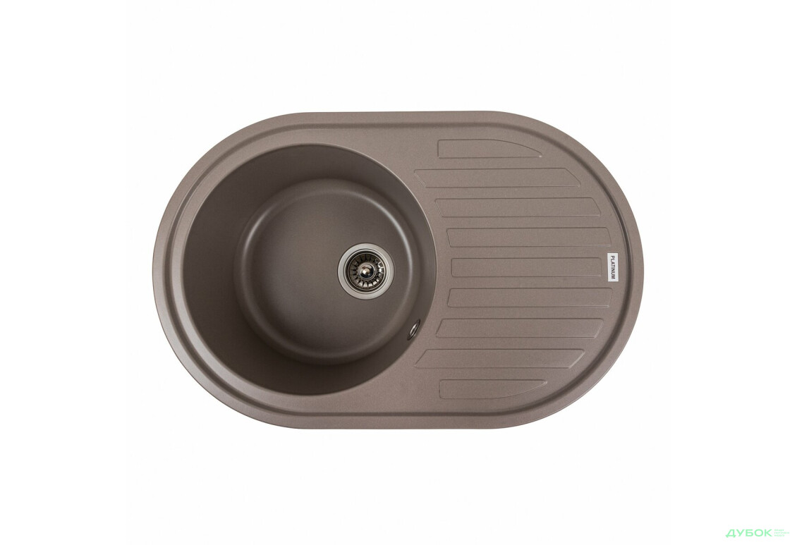 Зображення 9 - Гранітна мийка для кухні Platinum 7750 Lira матова Platinum
