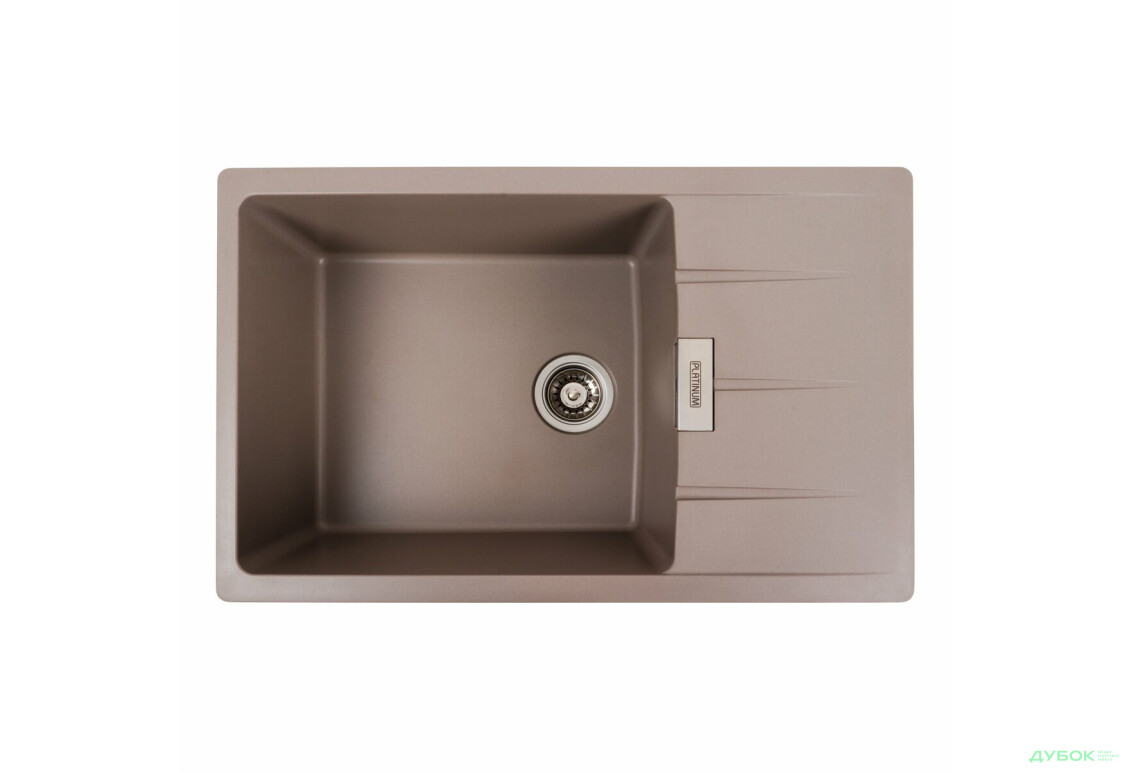 Зображення 10 - Гранітна мийка для кухні Platinum 7850 Roma матова Platinum
