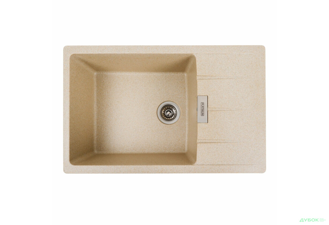 Зображення 12 - Гранітна мийка для кухні Platinum 7850 Roma матова Platinum