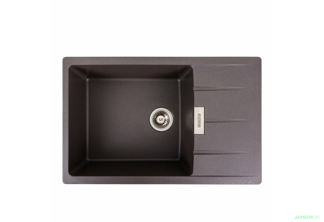 Зображення 14 - Гранітна мийка для кухні Platinum 7850 Roma матова Platinum