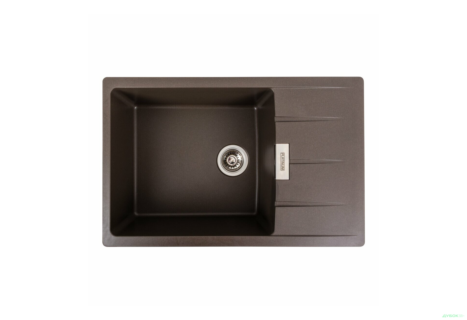 Зображення 15 - Гранітна мийка для кухні Platinum 7850 Roma матова Platinum