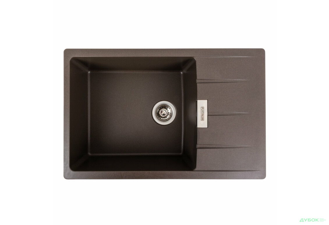 Зображення 15 - Гранітна мийка для кухні Platinum 7850 Roma матова Platinum