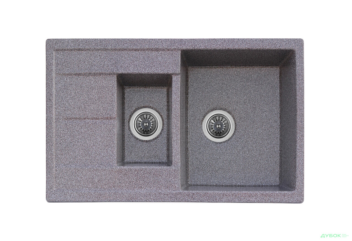 Гранітна мийка для кухні Platinum 7850W Kessan глянцева Platinum