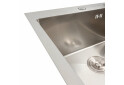 Зображення 5 - Кухонна мийка 50*50 нержавійка DECOR Valeso Handmade (сифон круглий, 3,0/0,8) Platinum