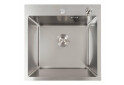 Зображення 4 - Кухонна мийка 50*50 нержавійка Valeso Handmade (сифон круглий, 2,0/0,5) Platinum