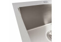 Зображення 6 - Кухонна мийка 50*50 нержавійка Valeso Handmade (сифон круглий, 2,0/0,5) Platinum