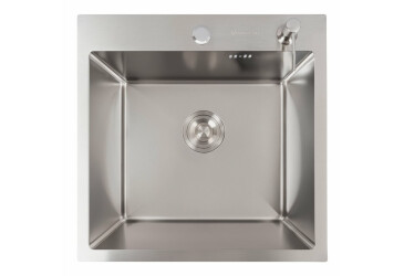 Кухонна мийка 50*50 нержавійка Valeso Handmade (товщина 3,0/1,5) Platinum