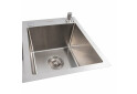 Зображення 1 - Кухонна мийка 78*43 нержавійка на дві чаші VALESO Handmade (3.0/0.8) Platinum