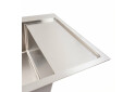 Изображение 3 - Кухонна мийка CM 65*50 L нержавійка VALESO Handmade (круглий сифон 3.0/0.8) Платинум
