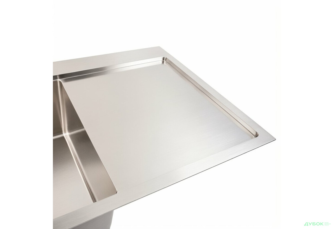 Зображення 2 - Кухонна мийка CM 78*50 L нержавійка VALESO Handmade (круглий сифон 3,0/0,8) Platinum