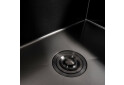 Зображення 3 - Кухонна мийка PVD чорна 65*45 Valeso Handmade (сифон круглий, 3,0/0,8) Platinum