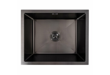 Кухонна мийка PVD чорна СМ 54*44 VALESO Handmade (монтаж під стільницю) Platinum