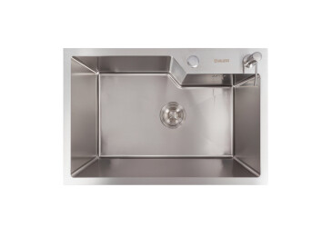 Кухонна мийка VALESO Handmade 65х43 нержавійка (3,0/0,8) Platinum