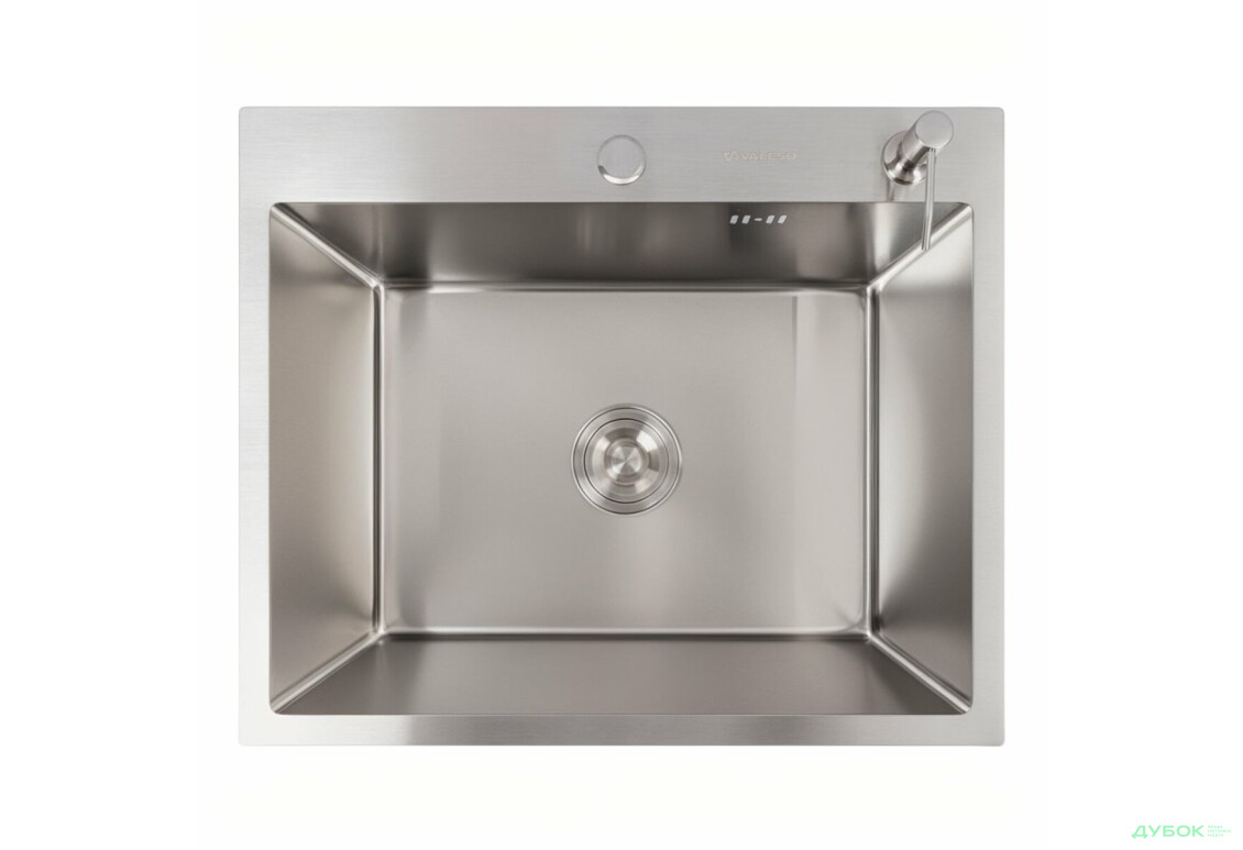 Зображення 6 - Кухонна мийка нержавійка 60*50 VALESO Handmade ECN (2,0/0,5) Platinum