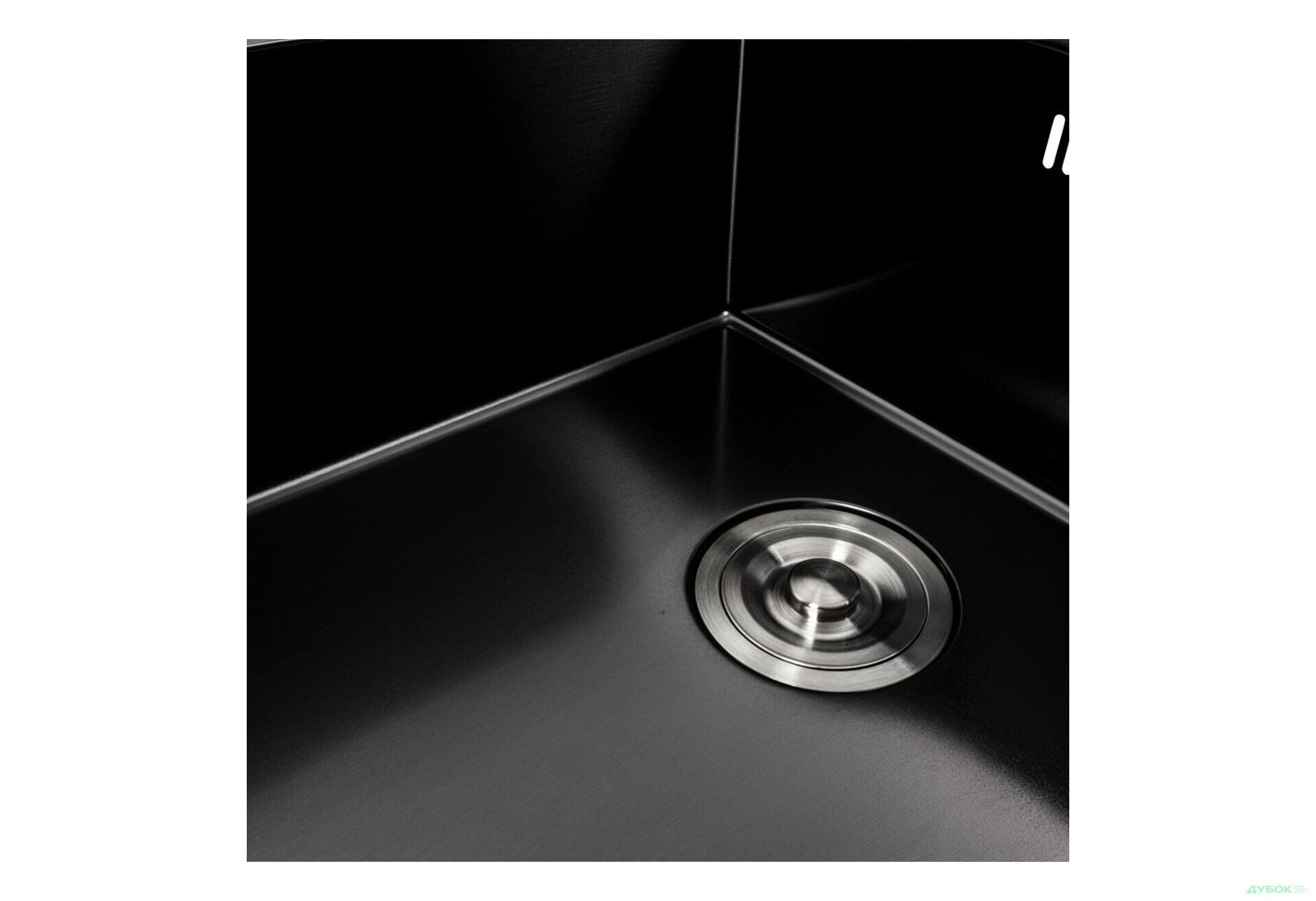 Зображення 2 - Кухонна мийка скляна CM 78*50 PVD VALESO Handmade чорна Platinum