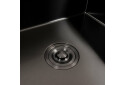 Зображення 7 - Кухонна мийка чорна 60*50 PVD VALESO Handmade (сифон круглий, 3,0/0,8) Platinum