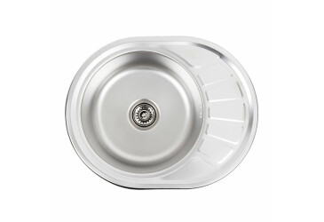 Кухонна мийка з нержавіючої сталі Valeso ДЕКОР 5745 (0,6/170 мм) Платинум
