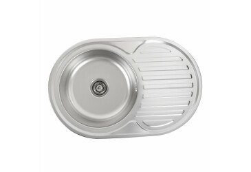 Кухонна мийка з нержавіючої сталі Valeso ДЕКОР 7750 (0,6/170 мм) Платинум