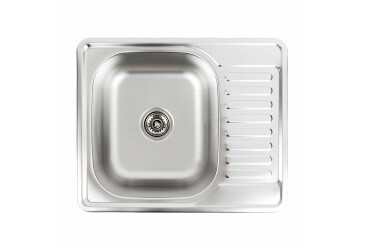 Кухонна мийка з нержавіючої сталі Valeso 5848 ДЕКОР (0,8/180 мм) Platinum