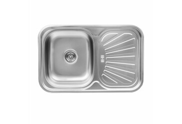 Кухонна мийка з нержавіючої сталі Valeso САТИН 7549 (0,8/180 мм) Platinum