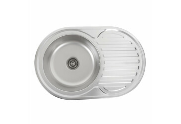 Кухонна мийка з нержавіючої сталі Valeso 7750 САТИН (0,8/180 мм) Платинум