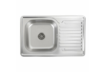 Кухонна мийка з нержавіючої сталі Valeso ДЕКОР 7850 (0,8/180 мм) Platinum