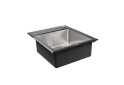 Изображение 4 - Кухонна мийка Platinum Handmade BLACK GLASS 600x510x200 Платинум