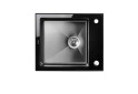 Изображение 1 - Кухонна мийка Platinum Handmade PVD BLACK GLASS 600х510х200 мм Платинум