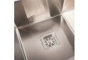 Зображення 5 - Кухонна мийка Platinum Handmade HDB 780х430х230 на дві чаші (квадратний сифон,3.0/1.0) Platinum