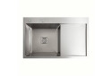 Изображение 3 - Мийка нержавійка Platinum Handmade 78*50B L (два отвори ,квадратний сифон 3.0/1.0) Платинум