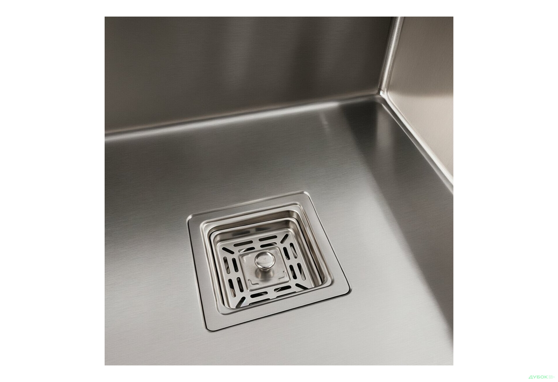 Изображение 4 - Мийка нержавійка Platinum Handmade 78*50B L (два отвори ,квадратний сифон 3.0/1.0) Платинум