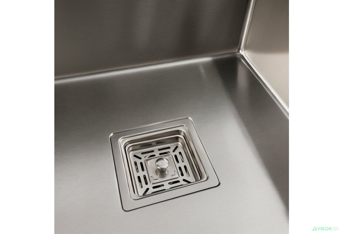 Изображение 4 - Мийка нержавійка Platinum Handmade 78*50B L (два отвори ,квадратний сифон 3.0/1.0) Платинум