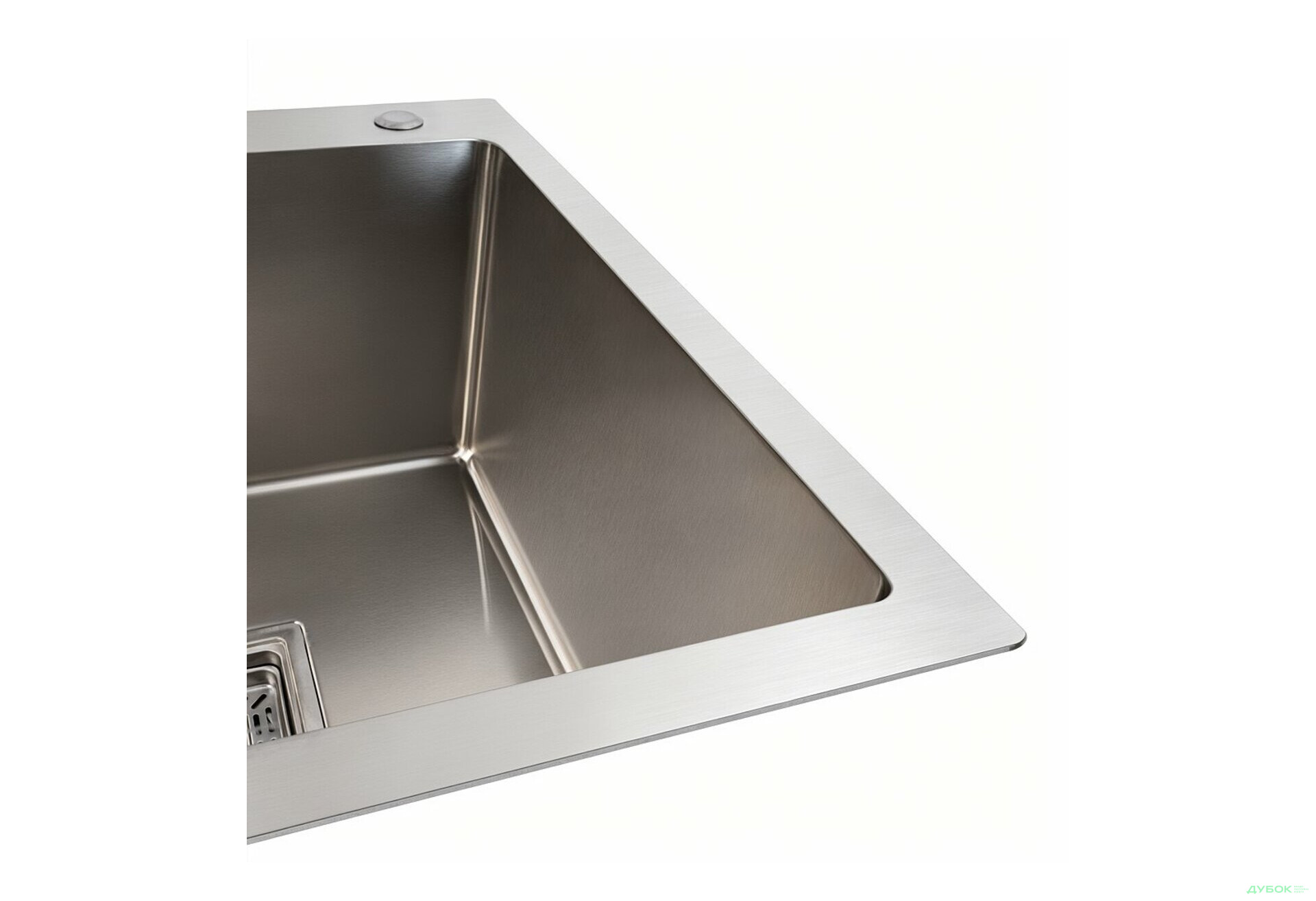Изображение 3 - Мийка нержавійка Platinum Handmade 78*50B R (два отвори ,квадратний сифон 3.0/1.0) Платинум