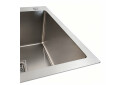 Изображение 3 - Мийка нержавійка Platinum Handmade 78*50B R (два отвори ,квадратний сифон 3.0/1.0) Платинум