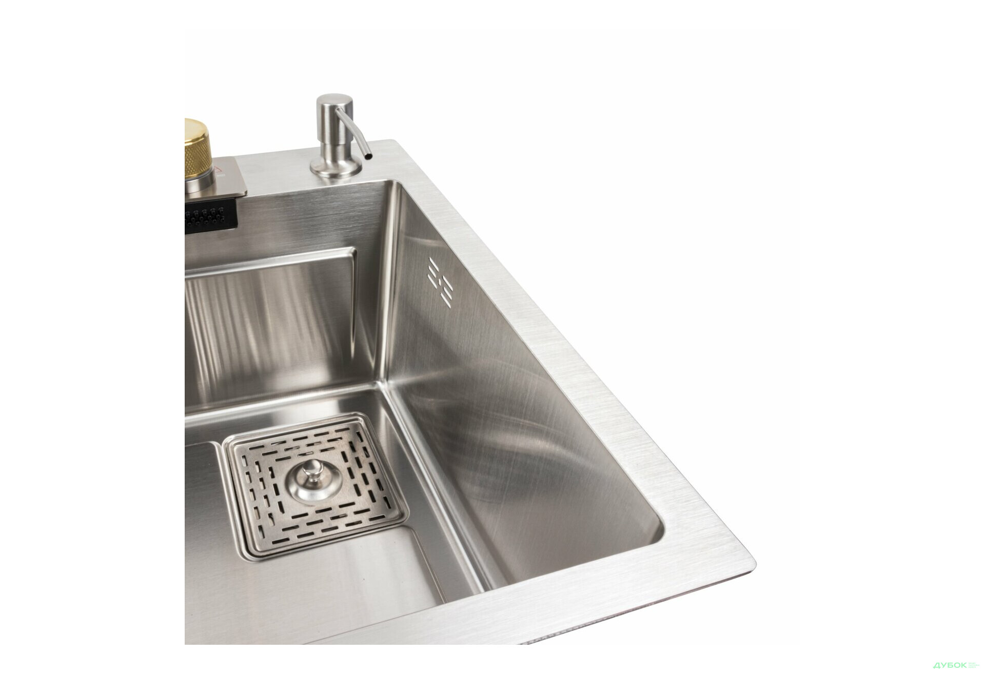Изображение 6 - Кухонна мийка 75*45B PVD сатин Platinum Handmade "ВОДОСПАД" Платинум