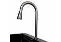 Зображення 4 - Кухонна мийка 75*45A PVD чорна Platinum Handmade "ВОДОСПАД" Platinum