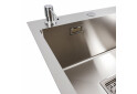 Изображение 3 - Кухонна мийка 78*50С L нержавійка Platinum Handmade (поглиблена полиця, 3.0/1.0 мм) Платинум