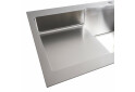 Изображение 3 - Кухонна мийка 78*50С R нержавійка Platinum Handmade (поглиблена полиця, 3.0/1.0 мм) Платинум
