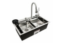 Изображение 10 - Кухонна мийка 75*45G сатин Platinum Handmade "Водоспад" повна комплектація Платинум