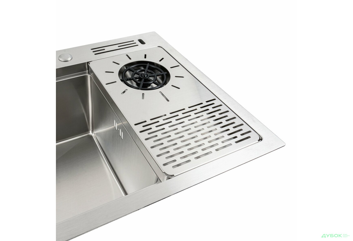 Зображення 6 - Кухонна мийка нержавійка 78*46 Platinum Handmade Platinum