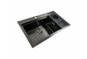 Изображение 6 - Кухонна мийка чорна PVD 78*46 Platinum Handmade Платинум