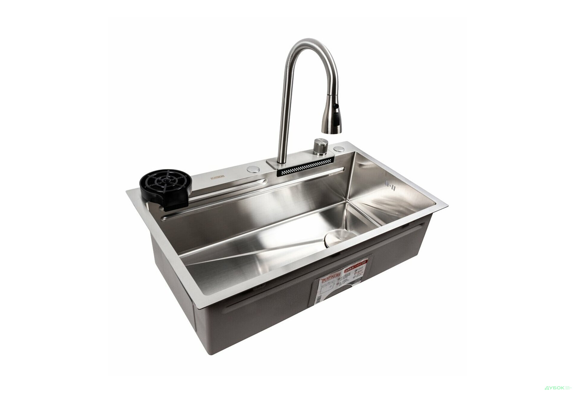 Изображение 6 - Кухонна мийка нержавійка CM 75*46A Platinum Handmade "Водоспад" Платинум