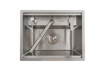 Кухонна мийка CM 47*38 прихована нержавійка Platinum Handmade + змішувач Платинум