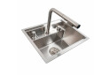 Зображення 3 - Кухонна мийка CM 47*38 прихована нержавійка Platinum Handmade + змішувач Platinum