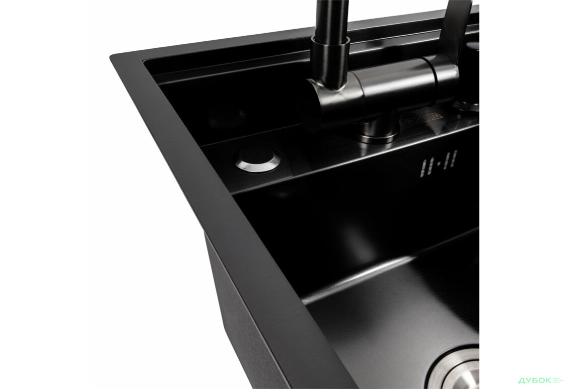 Изображение 3 - Кухонна мийка CM 40*50 прихована PVD чорна Platinum Handmade Платинум