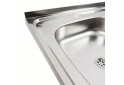 Зображення 1 - Мийка кухонна з нержавіючої сталі Platinum 8060 L (0,4/120 мм) Platinum